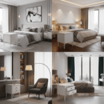 Summer Garden Bedside Table-Small