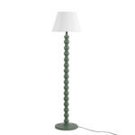 Maryland Wooden Floor Lamp-Sage