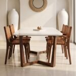 Bianca Carrara 6ft Dining Table