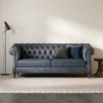 Fairmont Leatherette Chesterfield Sofa