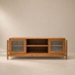 The Astor Fluted Glass Media Console