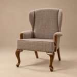 The Kensington Houndstooth Wing Chair