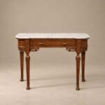 The Versailles Fluted Marble Console Table