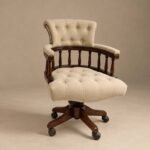 The Winston Tufted Captain's Desk Chair