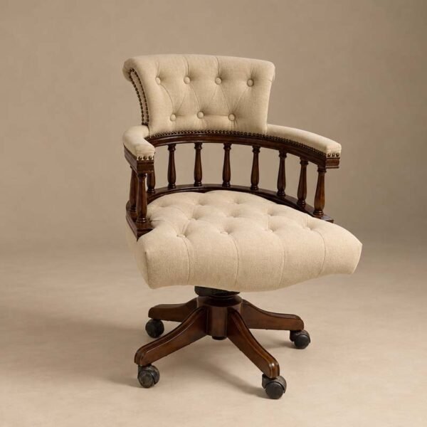 The Winston Tufted Captain's Desk Chair